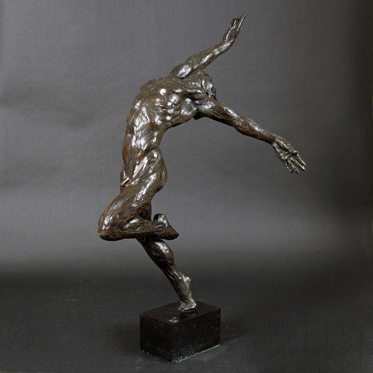 ENZO PLAZZOTTA (1912-1981). NUREYEV, 3RD STUDY.