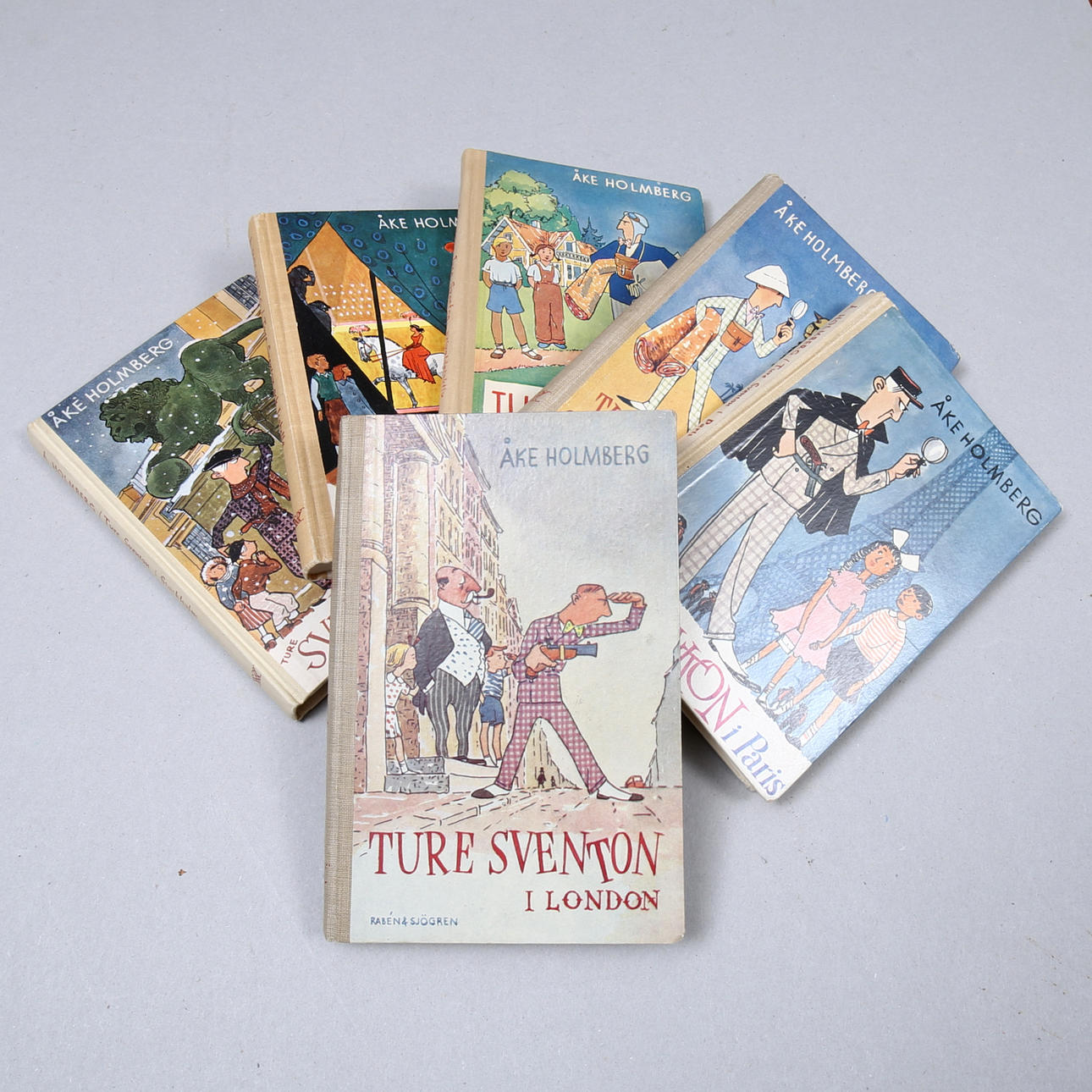 TURE SVENTON COLLECTION, 6 books, Åke Holmberg.