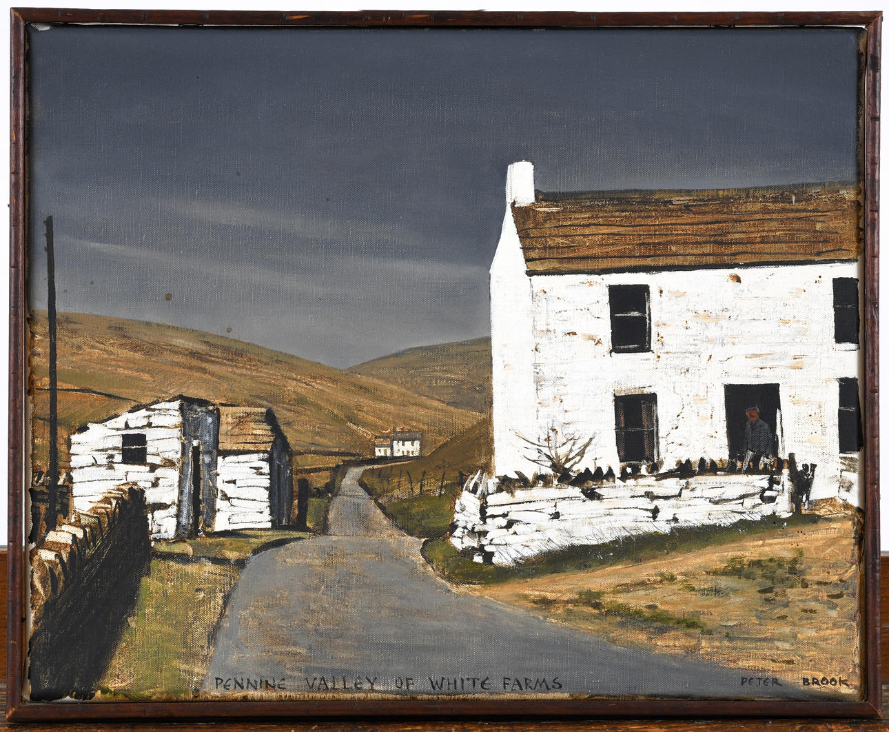 PETER BROOK (1927-2009). PENNINE VALLEY OF WHITE FARMS.