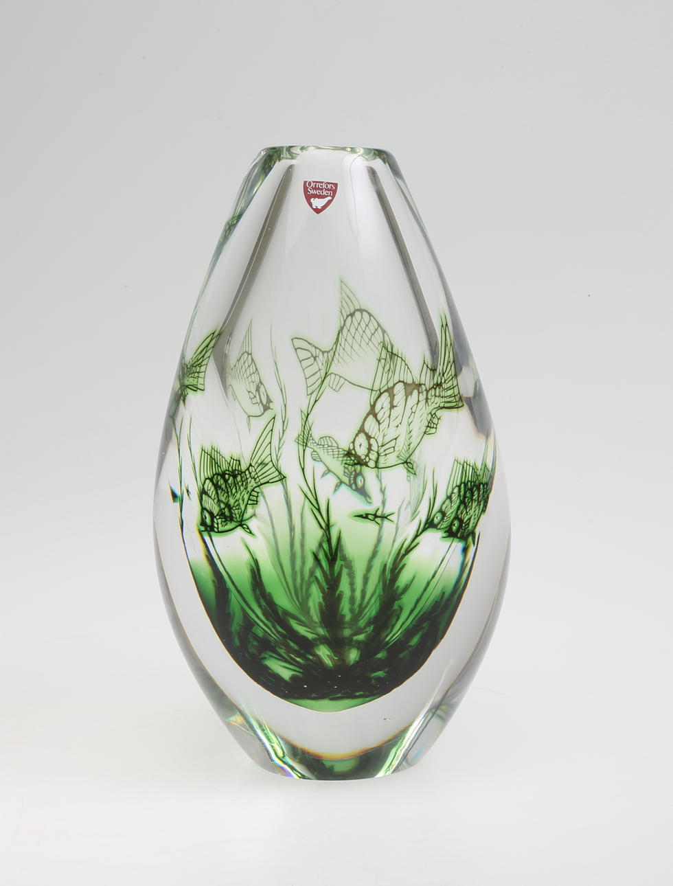 EDWARD HALD. Graalvas, Orrefors, Gallery 22-85, fullsignerad.