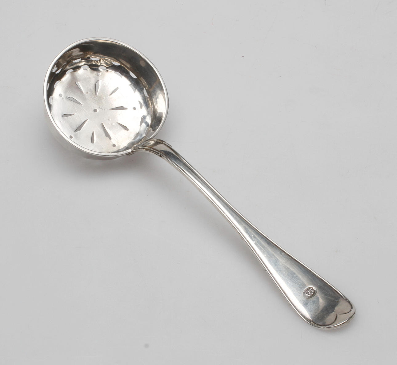 STRÖSOCKERSKED, silver, Mattias Engman(verksam 1793-1804), Stockholm 1795.
