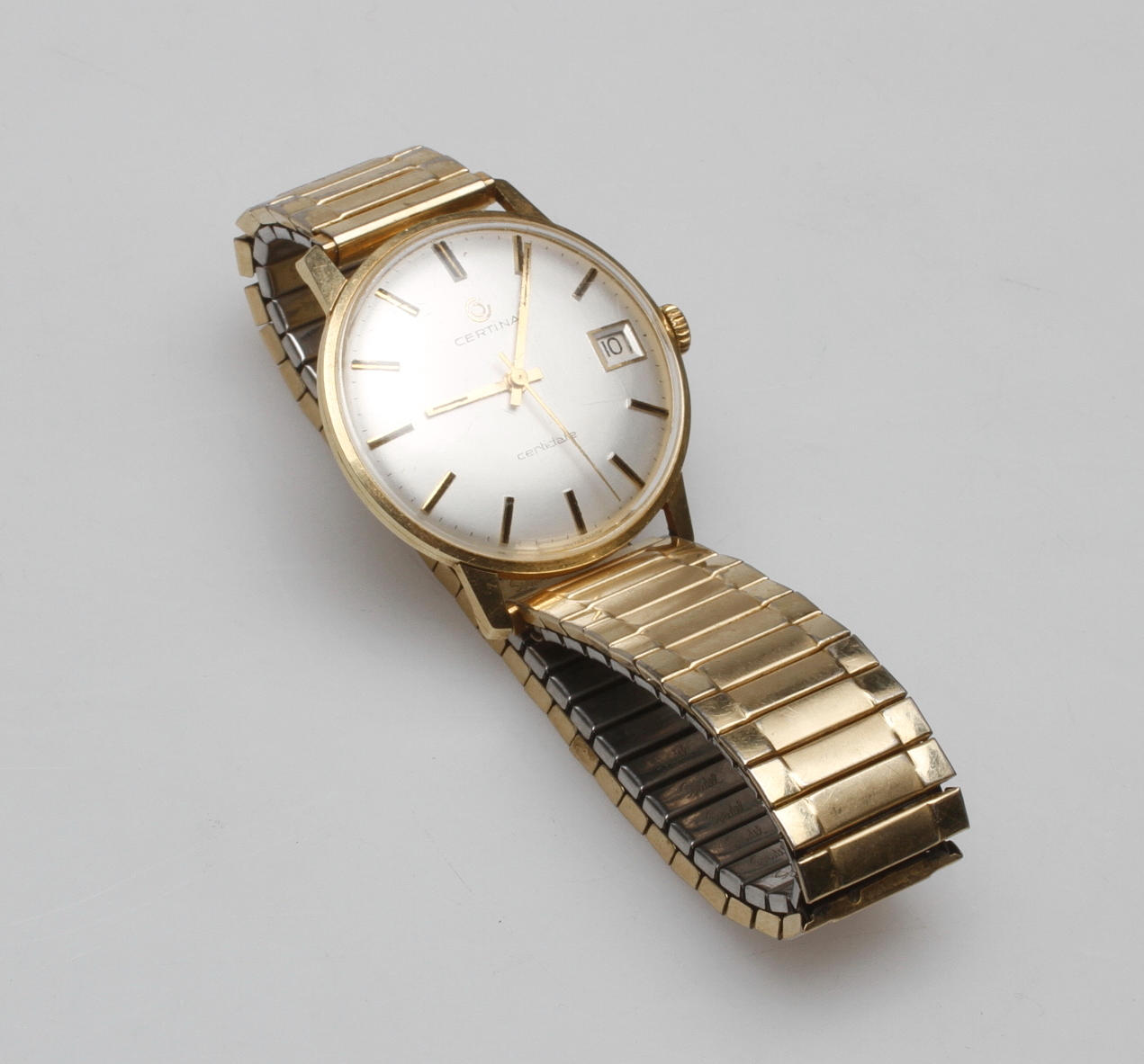 ARMBANDSUR CERTINA CERTIDATE, 14k guld.