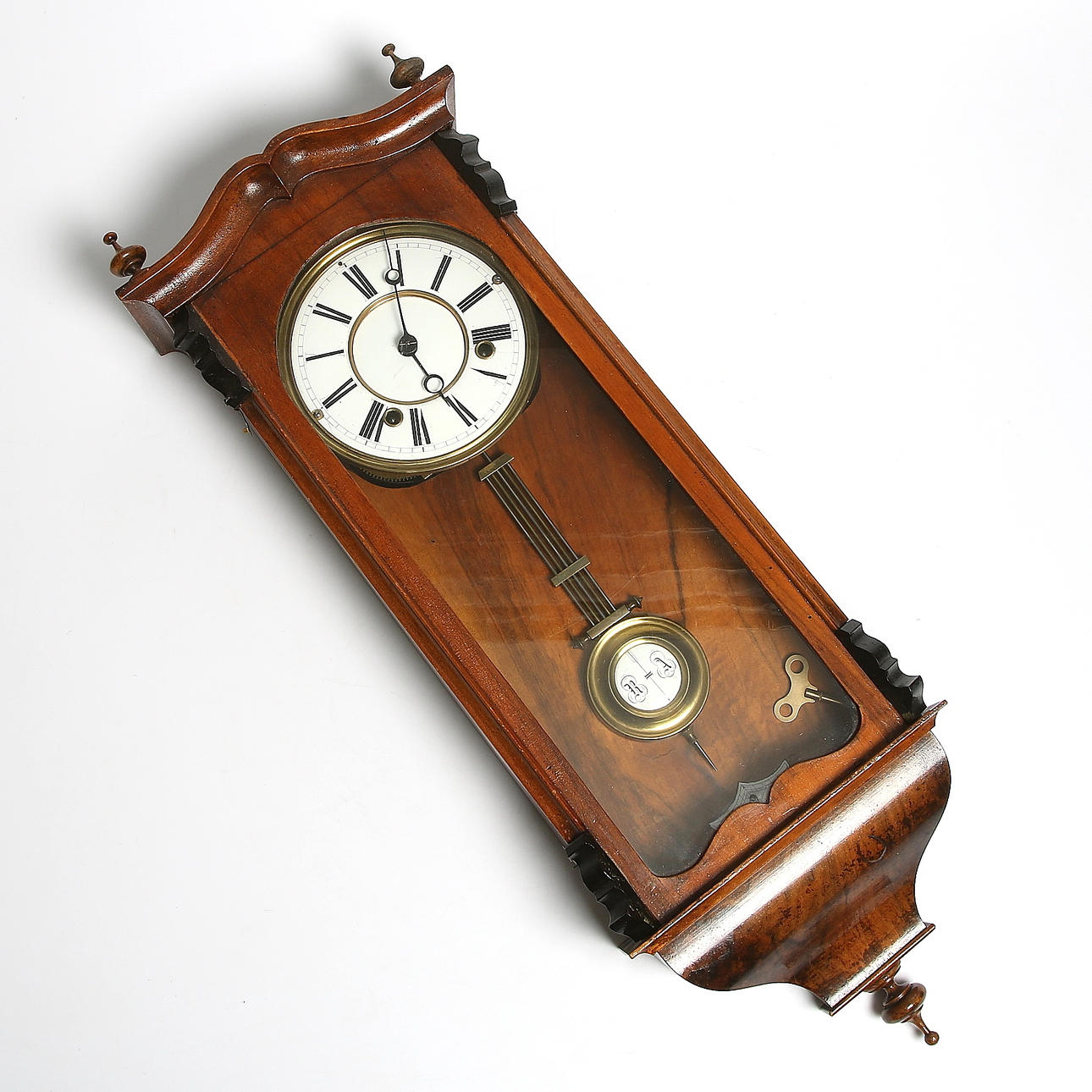 VÄGGUR, mahogny, USA, tidigt 1900-tal.