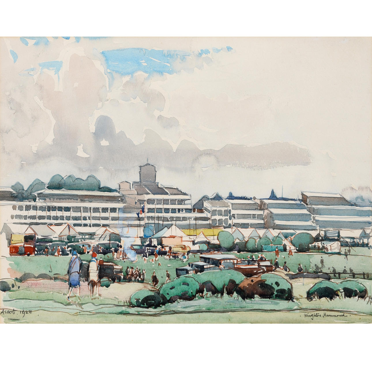 ARTHUR HENRY KNIGHTON HAMMOND (1875-1970). ASCOT.