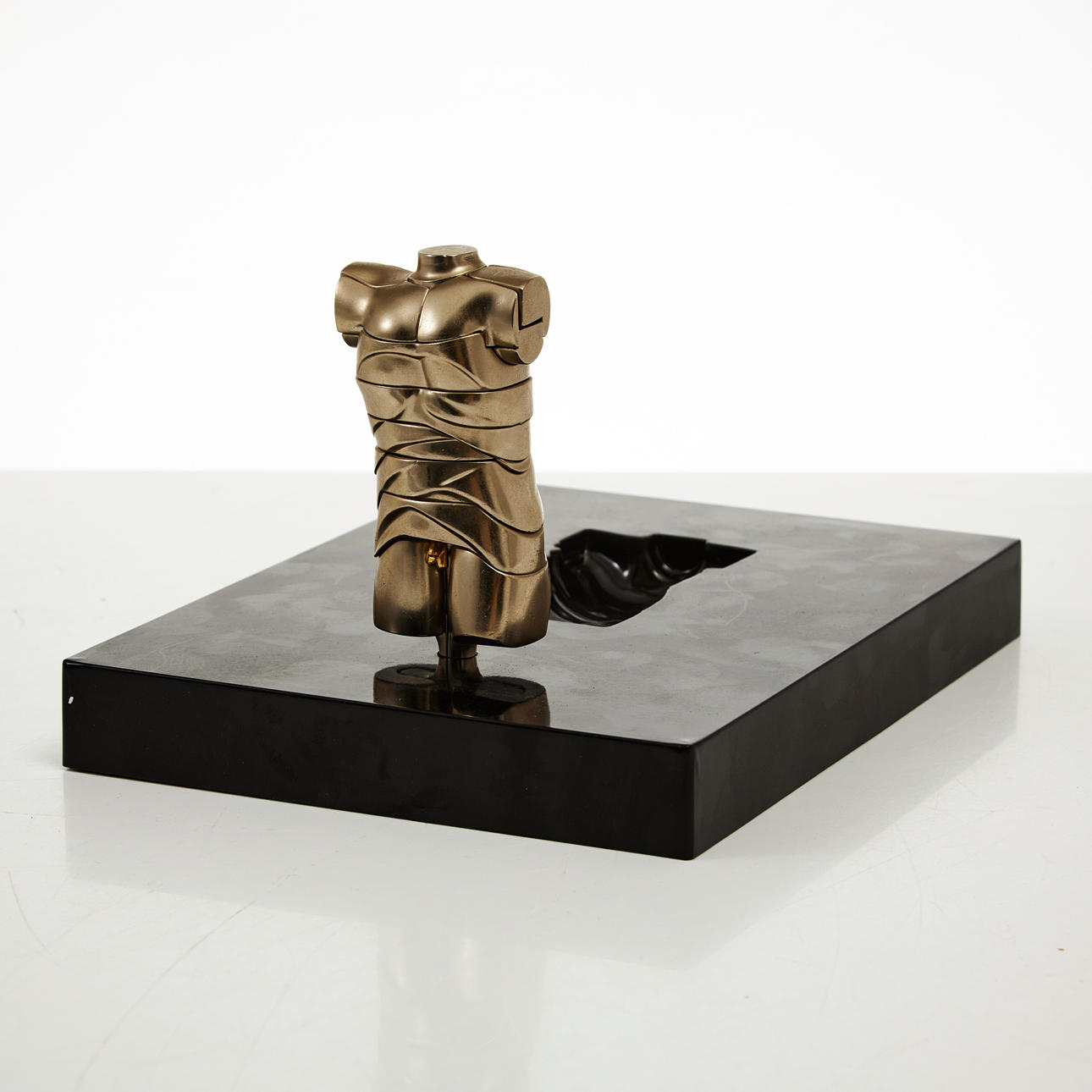 MIGUEL BERROCAL, ''Mini-David'', nickel-plated metal.