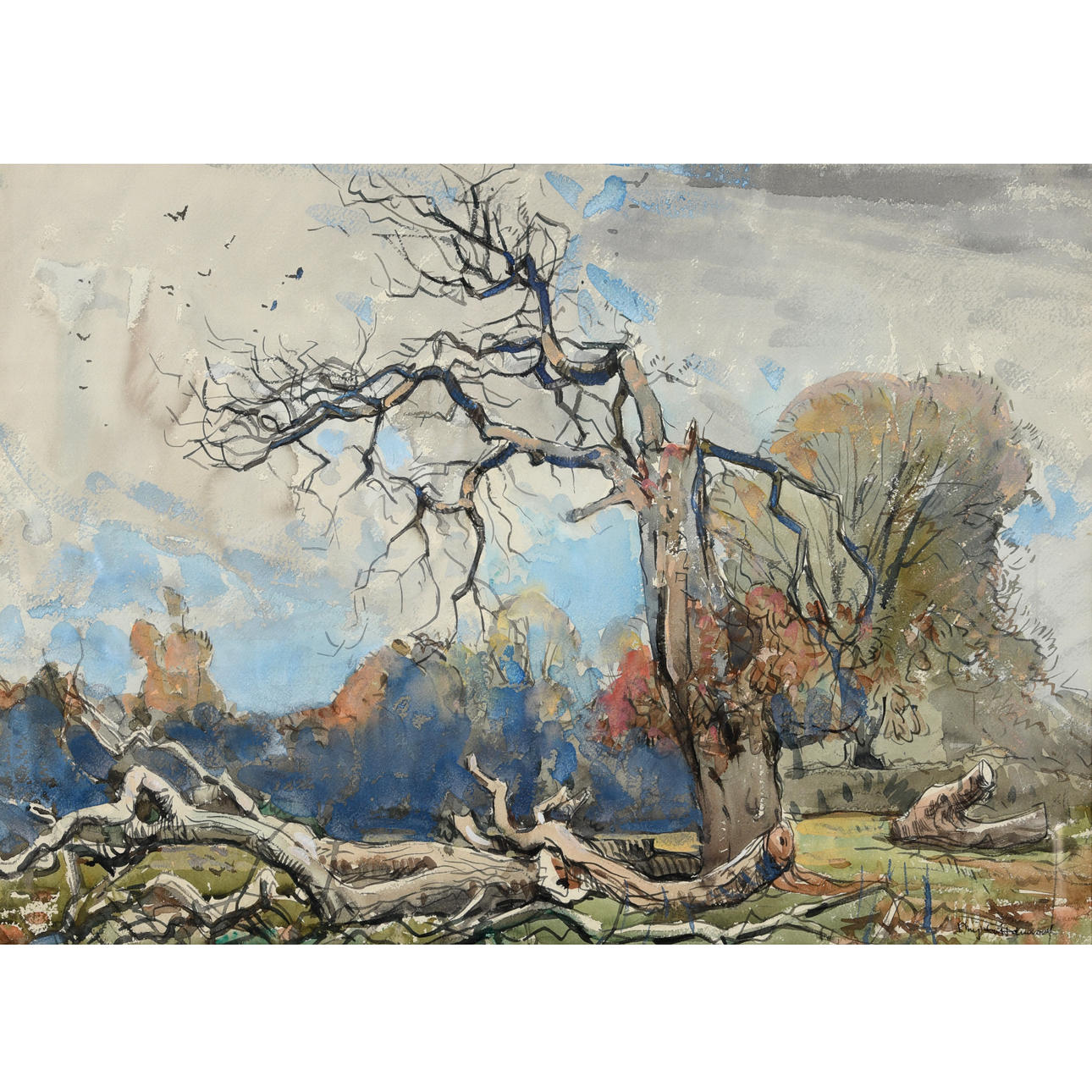 ARTHUR HENRY KNIGHTON HAMMOND (1875-1970). DEAD TREES.