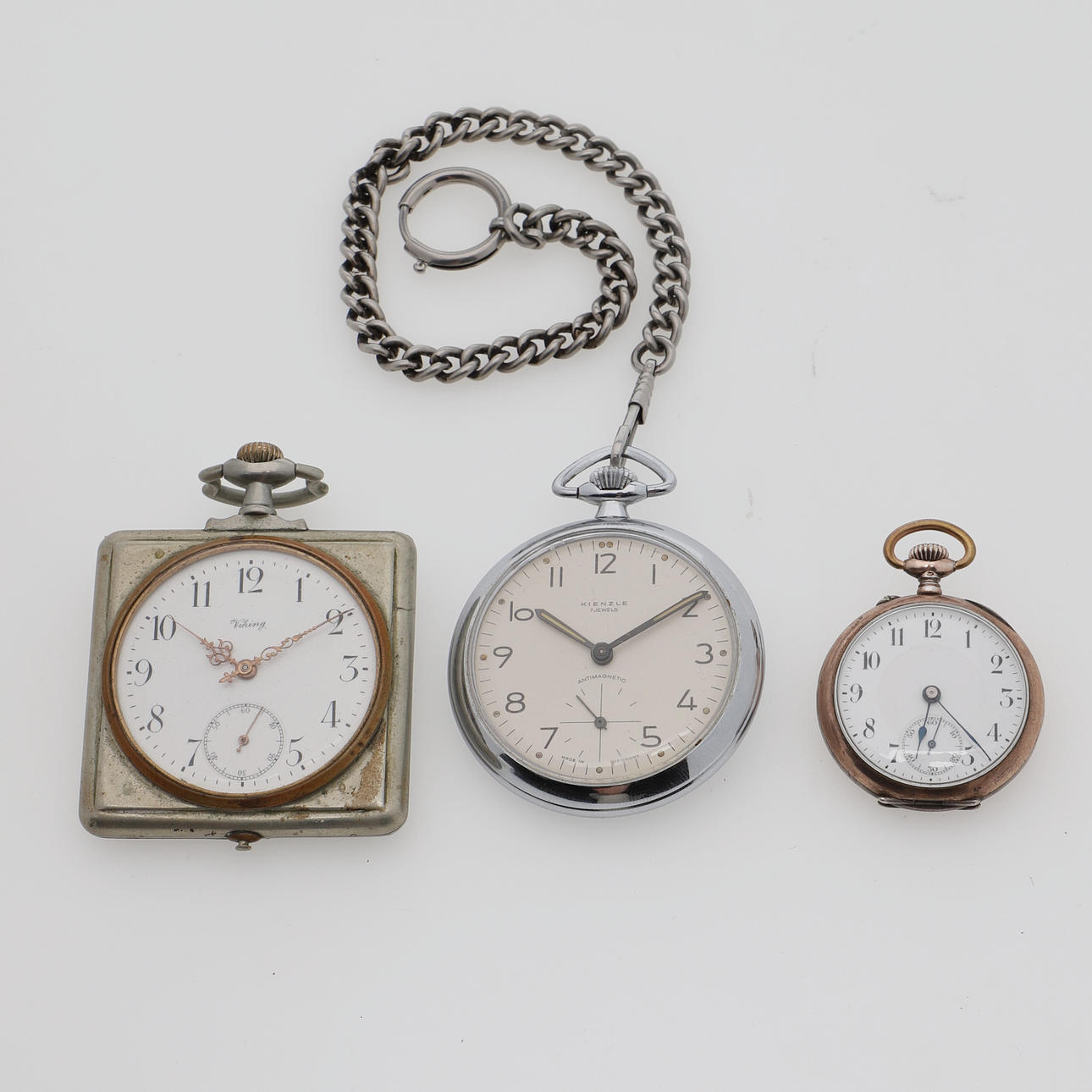 FICKUR, 3 st, delvis silver.