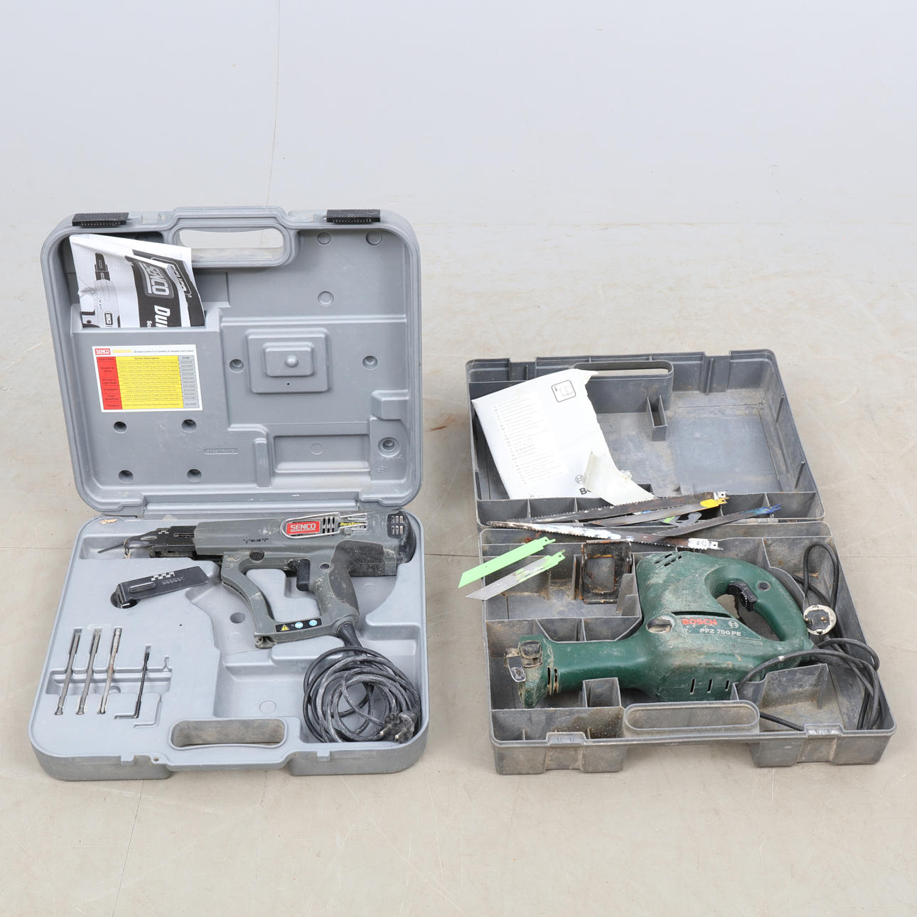 AUTOMATISCHER SCHRAUBENZIEHER / TIGERSÄGE, Senco, Bosch.