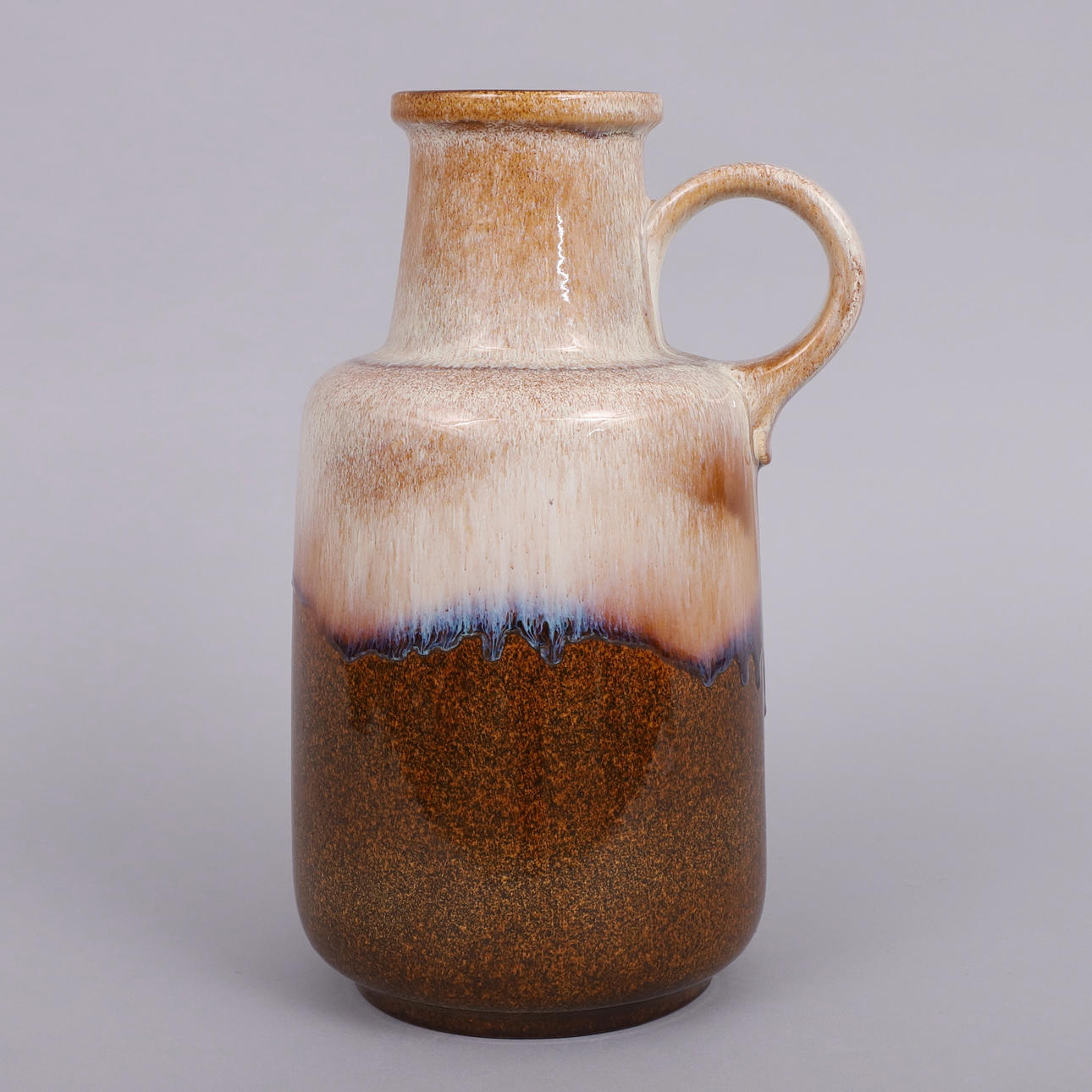 FLOOR VASE, glazed earthenware, Scheurich, Germany.