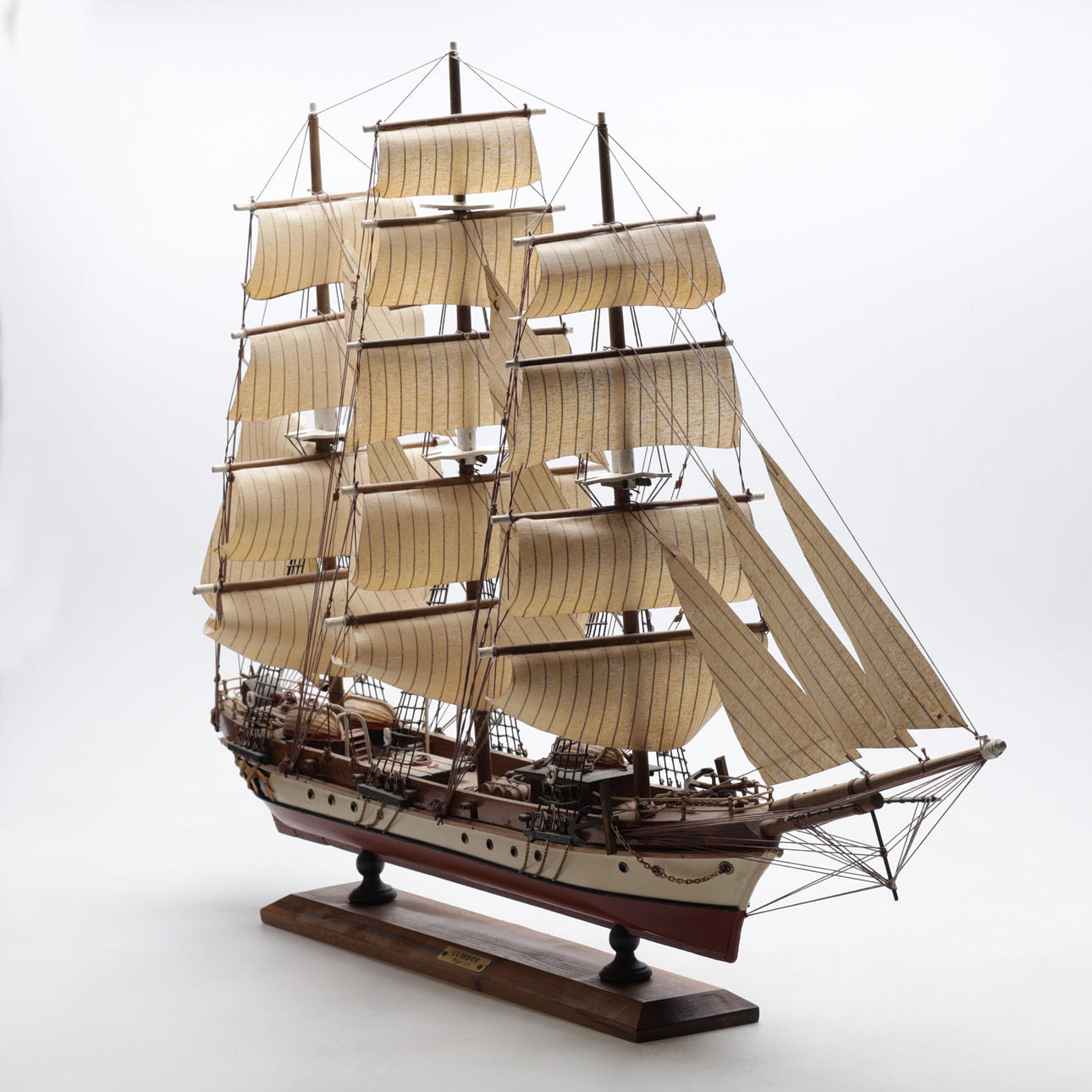 SHIP MODEL, full rigger, "Clipper Siglo XIX", 1900s.