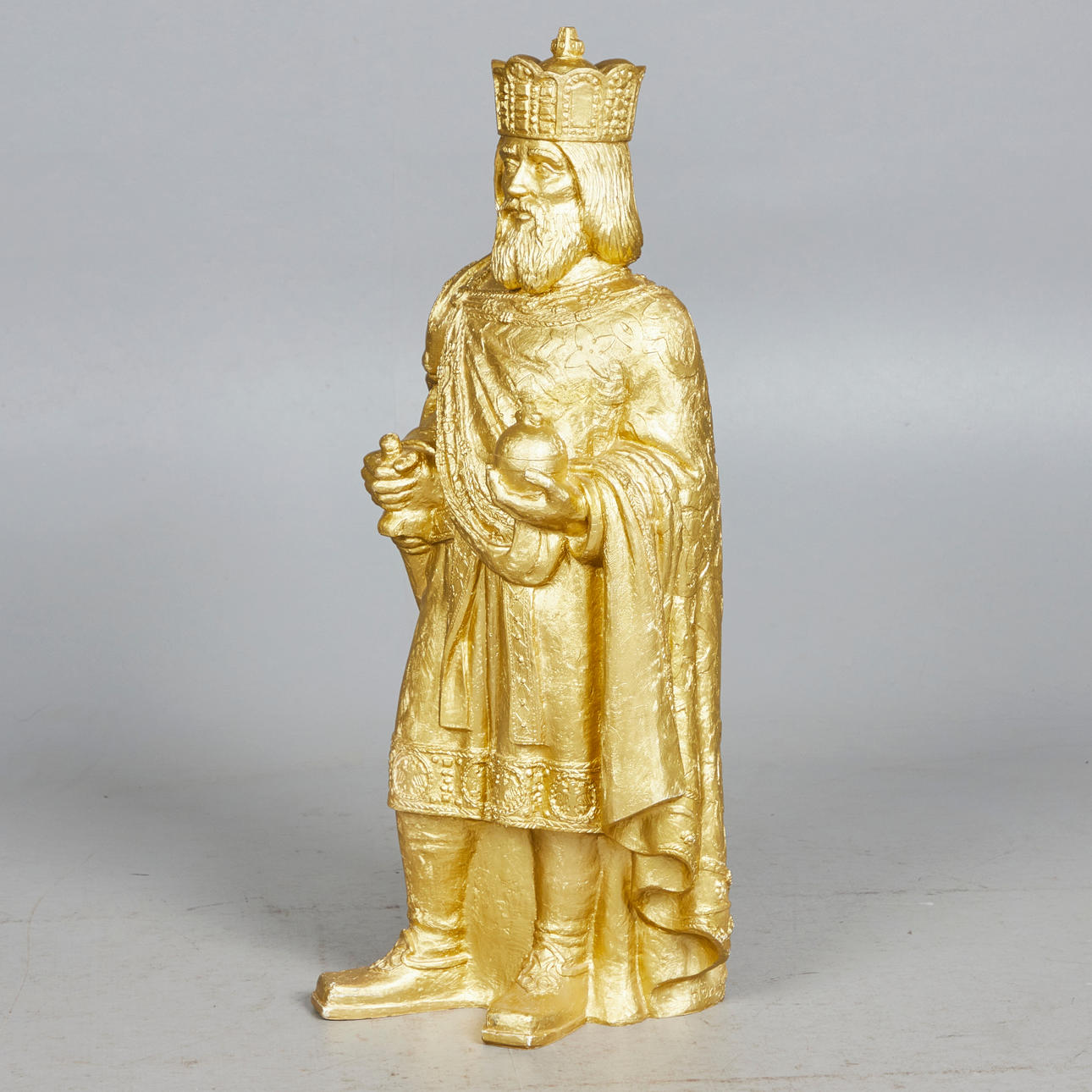 OTTMAR HÖRL. Sculpture / figurine, Charlemagne, synthetic resin
