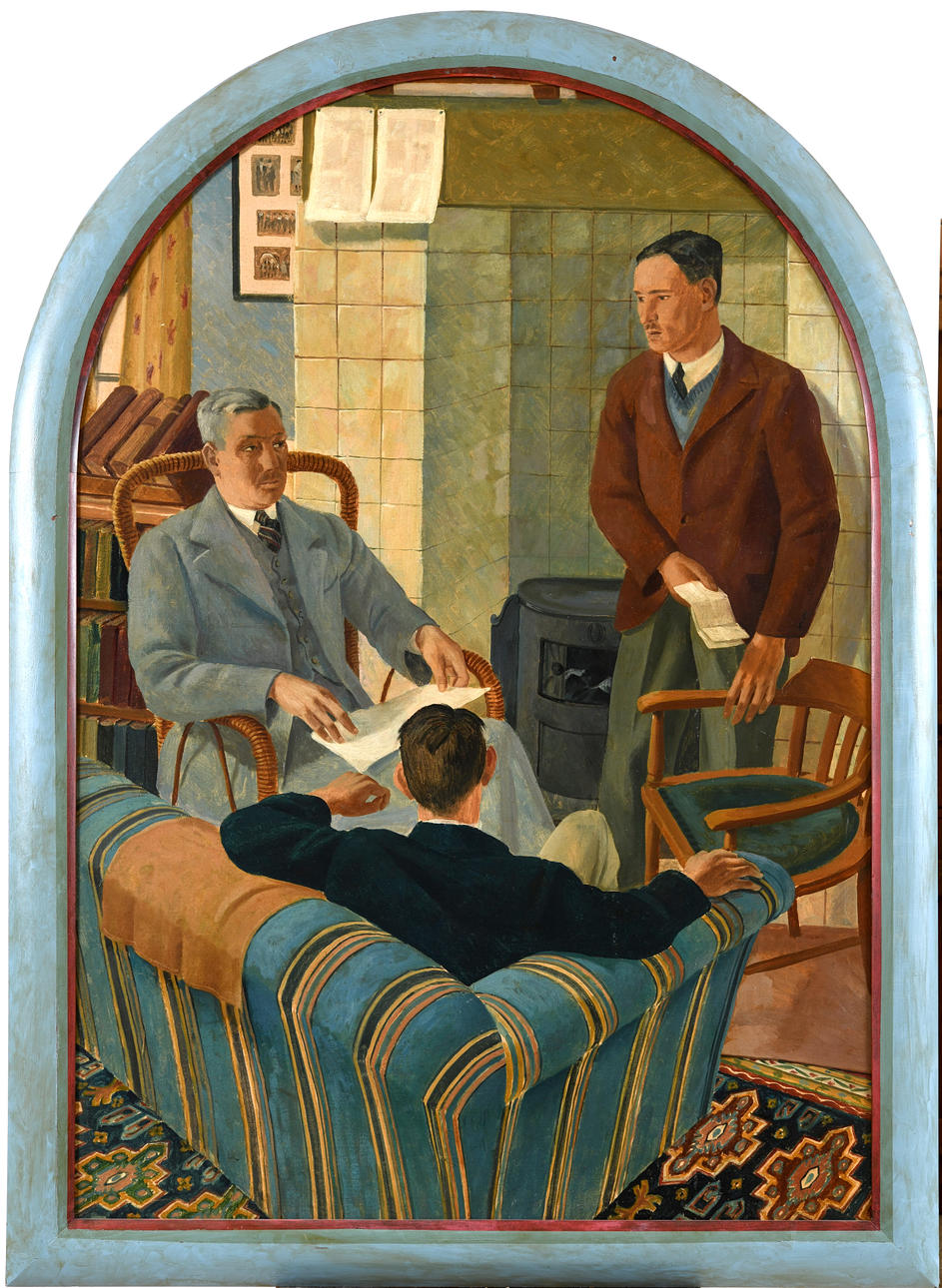 ROBERT BAKER (1909-1992). THE STAFF ROOM, COLEG HARLECH.