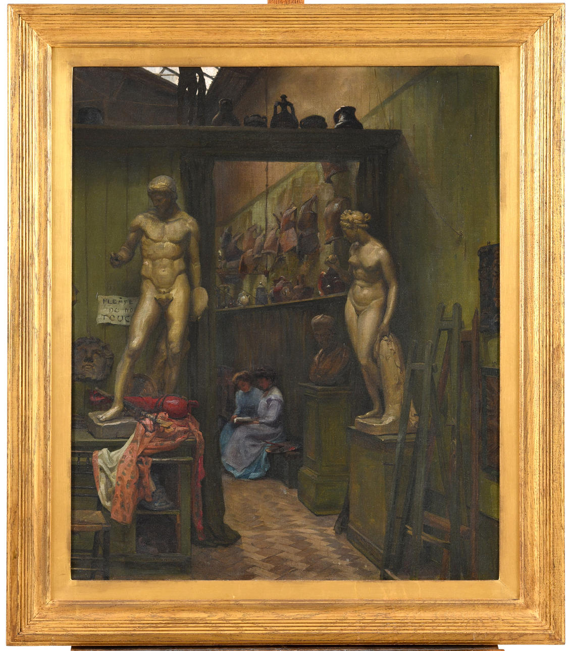 NELLIE JOSHUA (1877-1960). HEATHERLEY'S ART SCHOOL, c.1902.