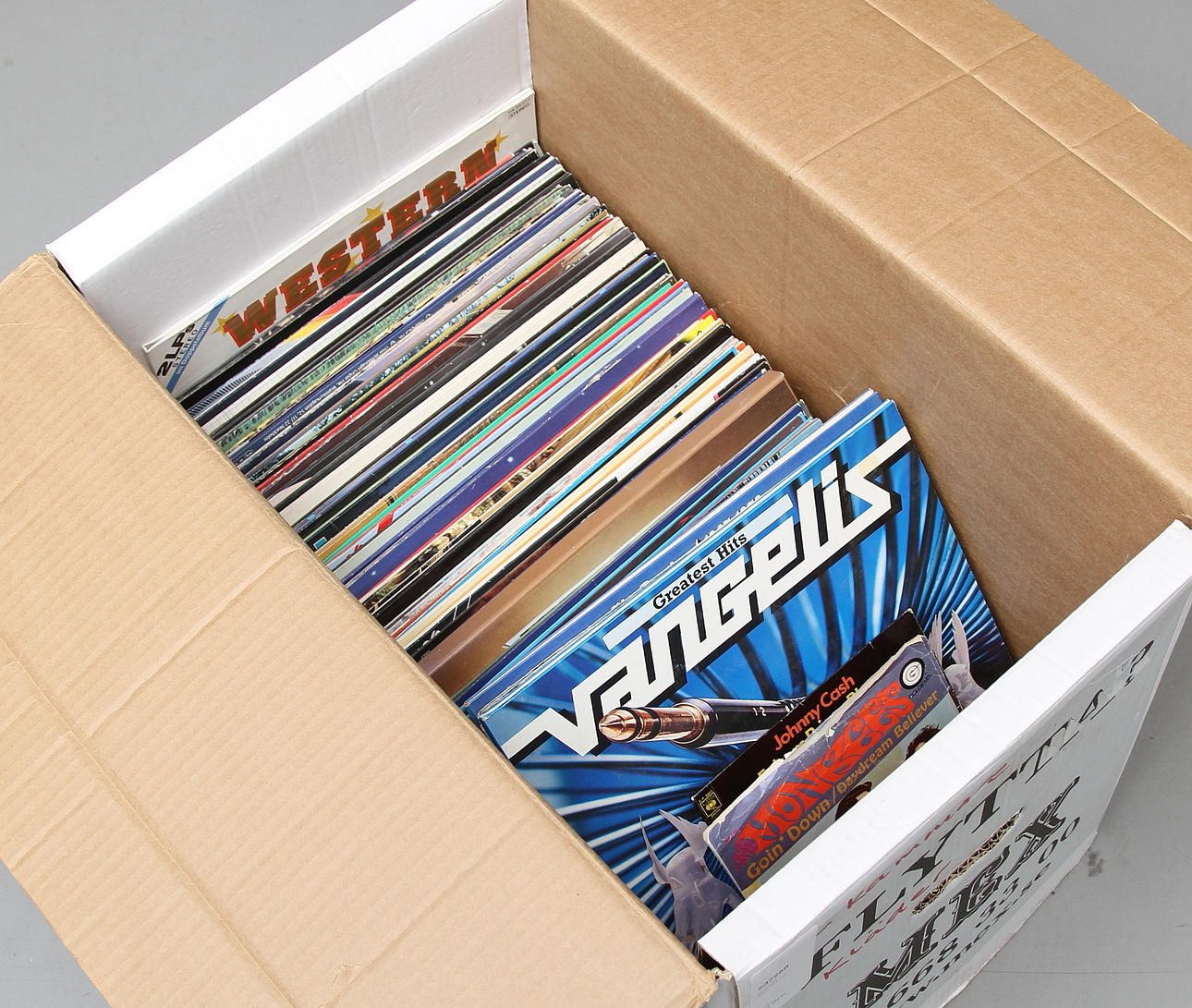 LP och EP skivor, rock och pop.