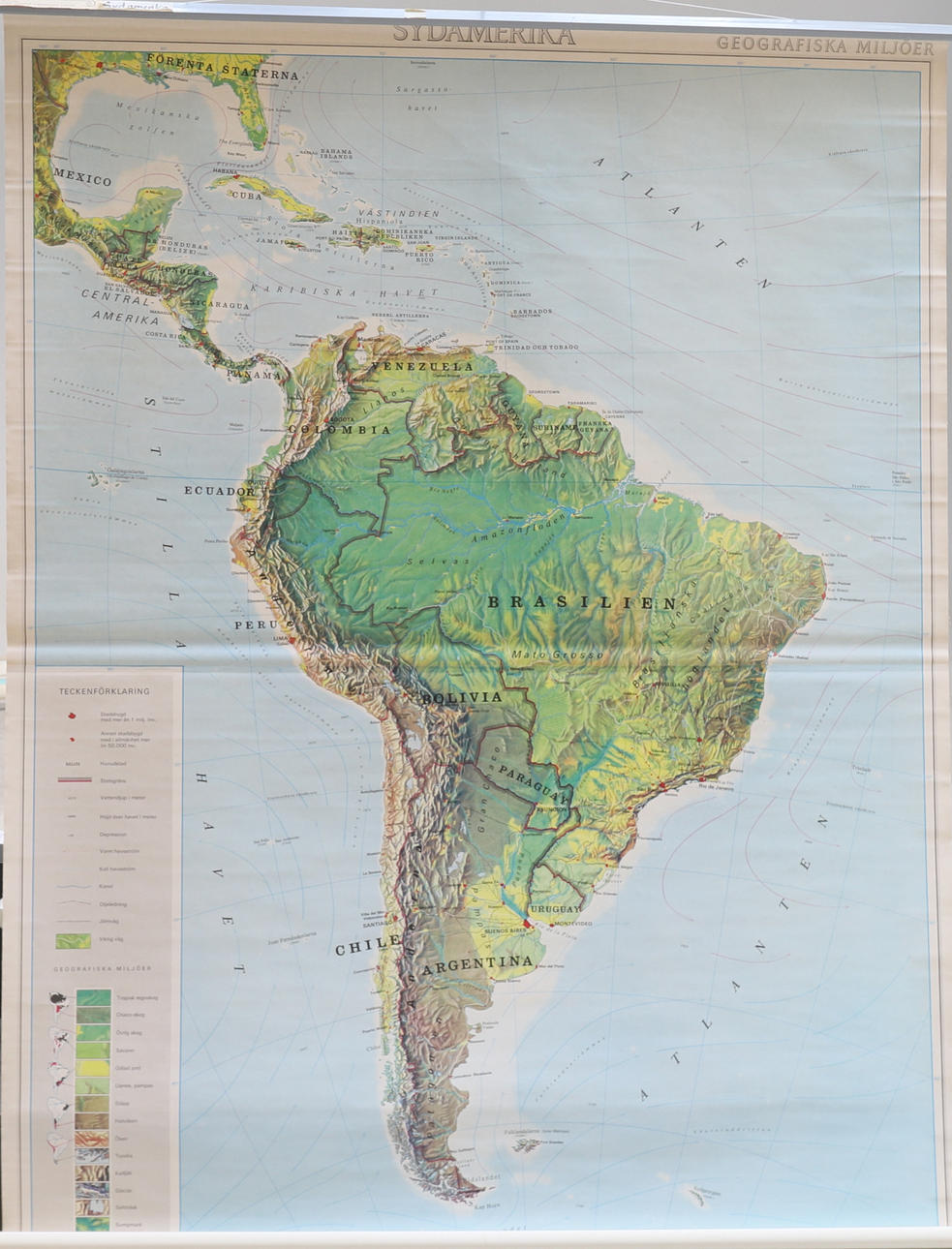 SCHOOL MAPS, 2 pcs., General Staff Lithographic Institution, 1900s.