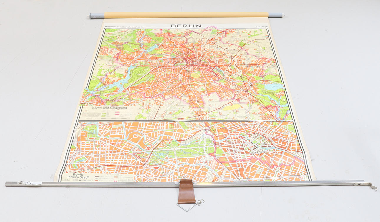 MAPA ESCOLAR, Berlín, Westermann.