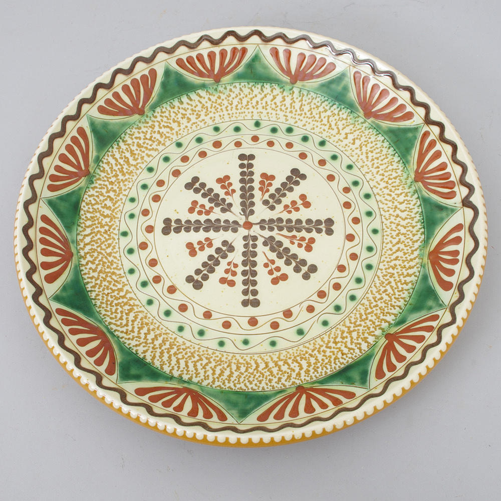 TOMAS ANAGRIUS. Fat, glaserat stengods, signerad T. Anagrius, Kvidinge.