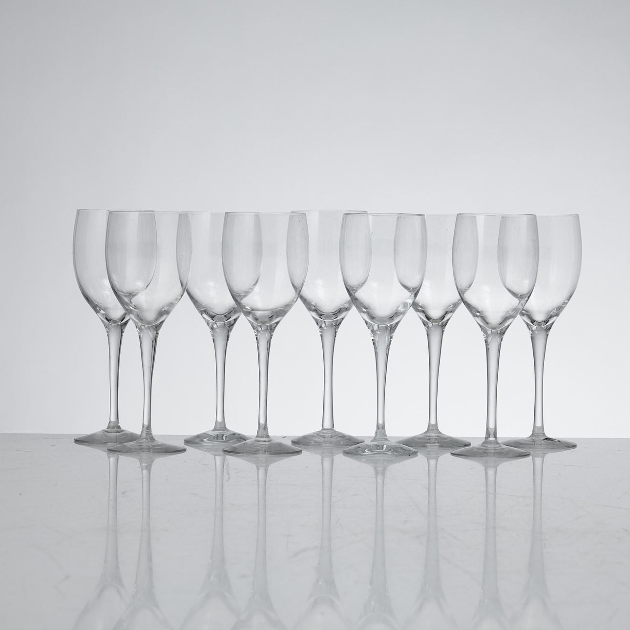 NILS LANDBERG. WEINGLAS, 15 Stück, "Illusion", Orrefors, Glas.