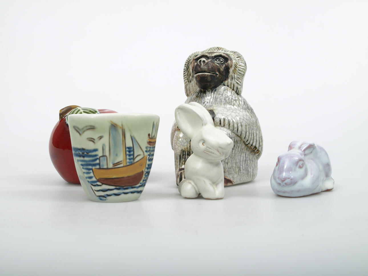 PARTI STENGODSFÖREMÅL, 5 delar,bland annat Sven Wejsfelt.