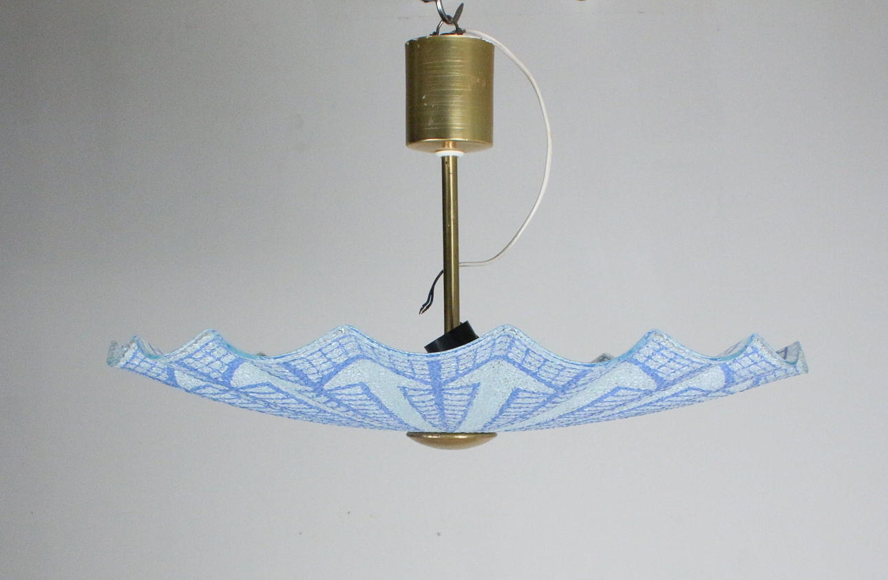 Deckenlampe, 'Tellerlampe',1970er.