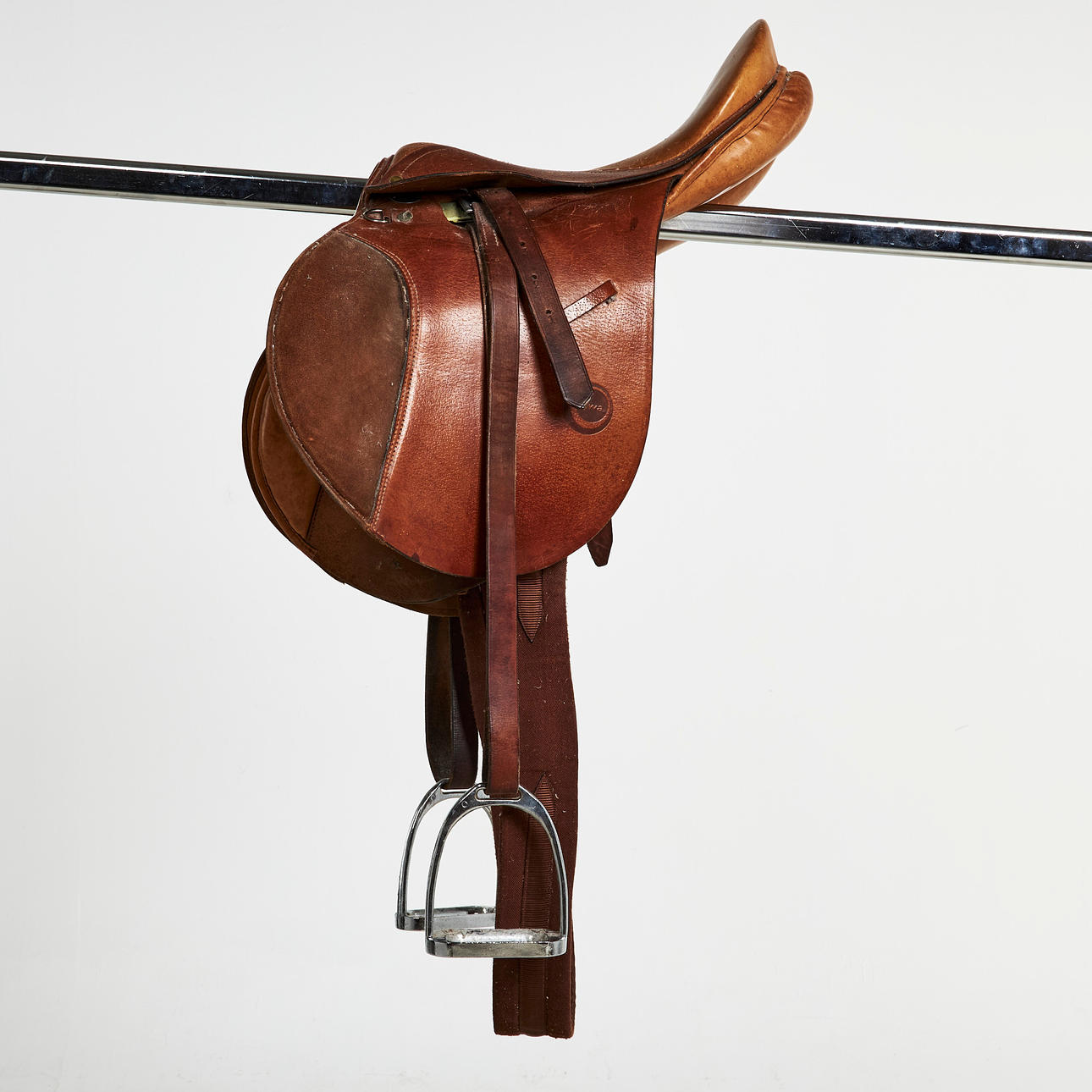 SATTEL, 1900er, Leder, gemarkt, Lewa, Comet I.