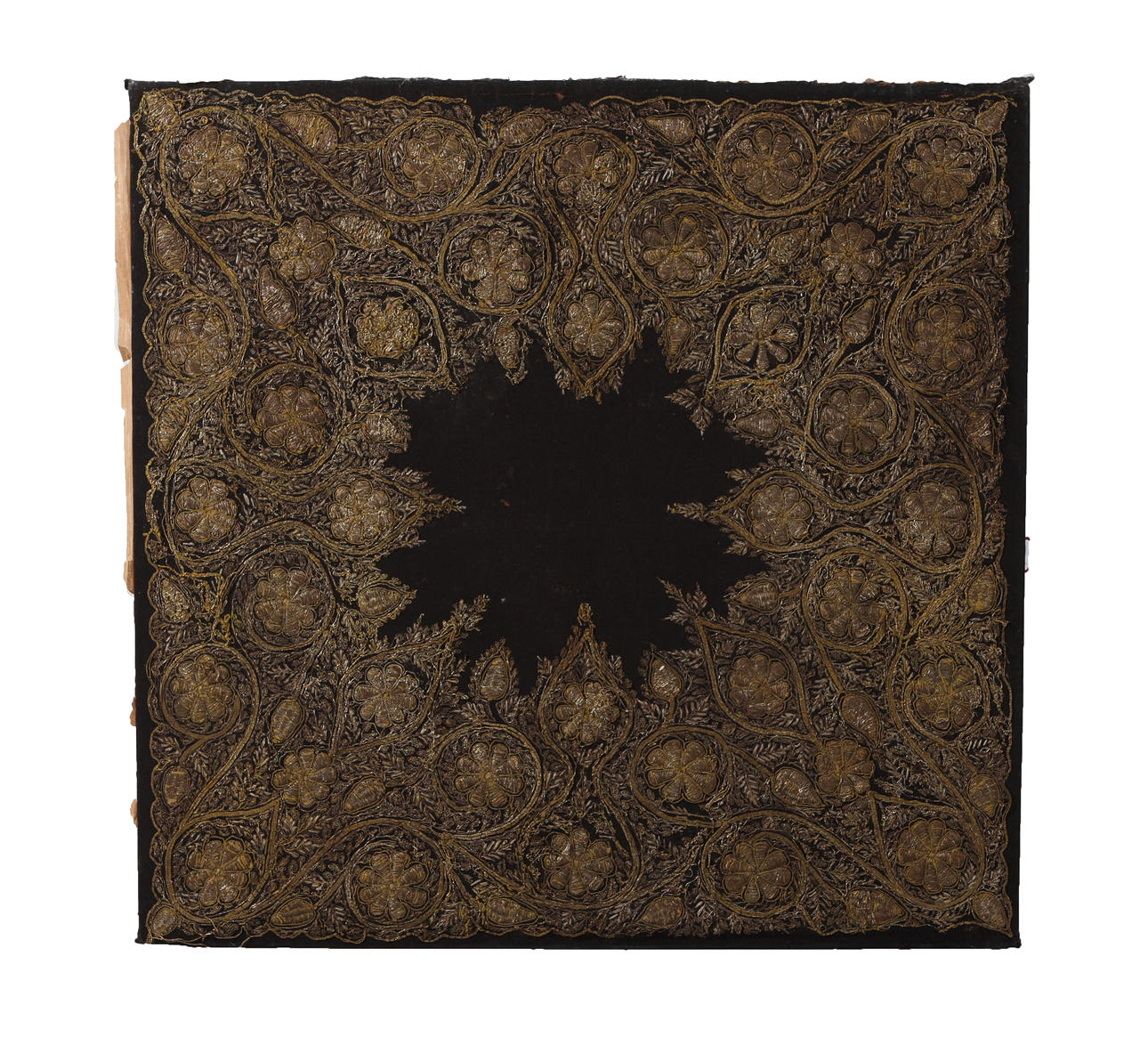 BRODERI. Asien, troligen 1700-tal.