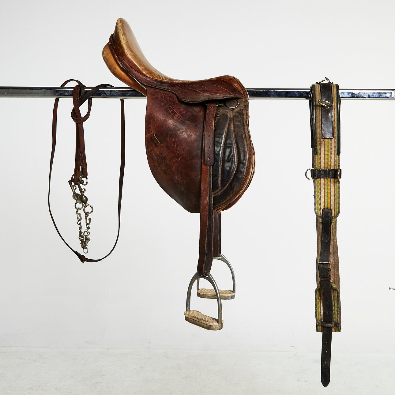 SADDLE, 1900s, leather, Hubertus, Scan-horse Denmark.