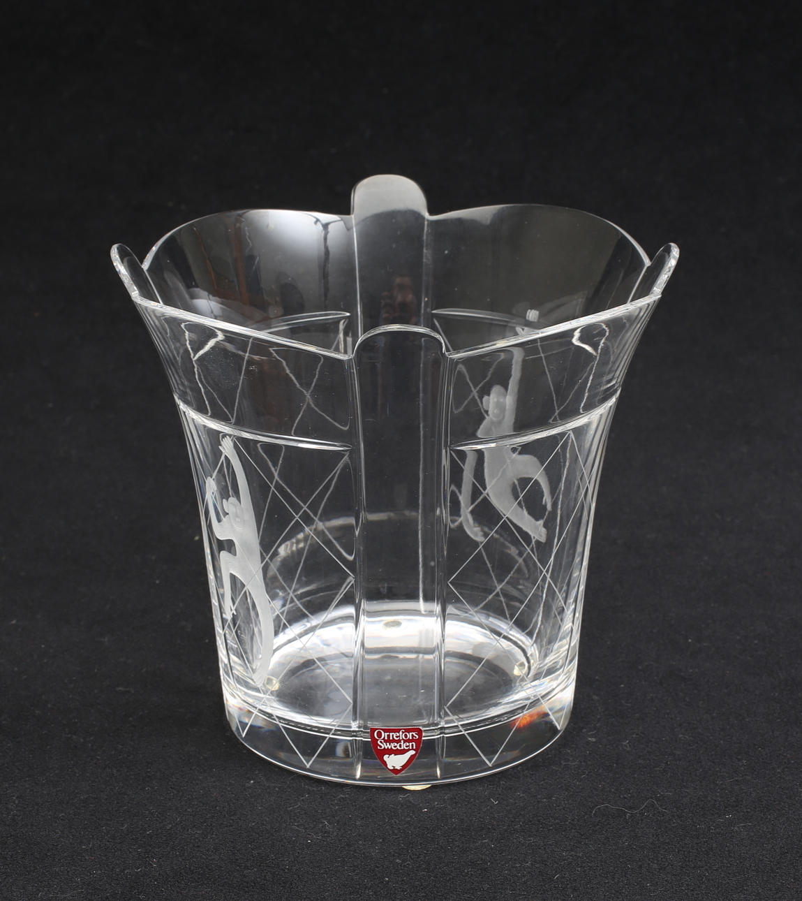 GUNNAR CYRÉN. Konstglas, "Aphyddan", Signerad, 1900-talets mitt.