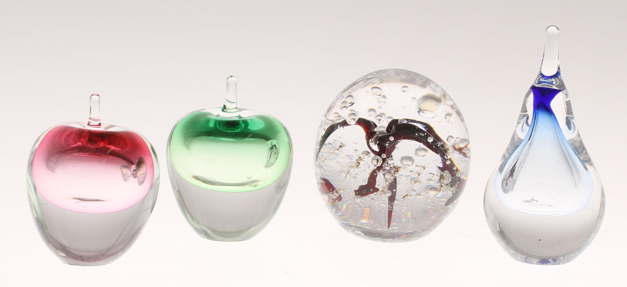 GLASOBJEKT, 4 st, design Hanne Dreutler för Studio Åhus.