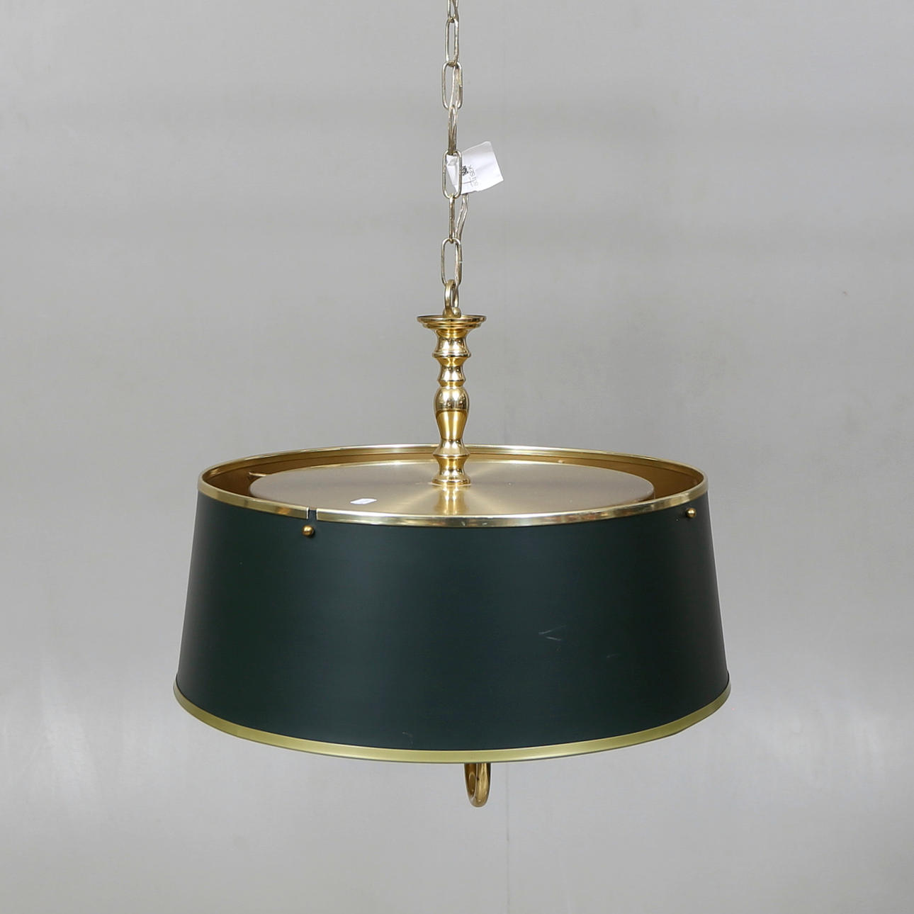 LOFTSLAMPE, engelsk stil, højde ca. 36 cm.