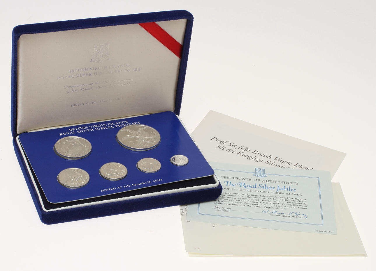 SILVERMYNT, 6 st, sterlingsilver, 1976.