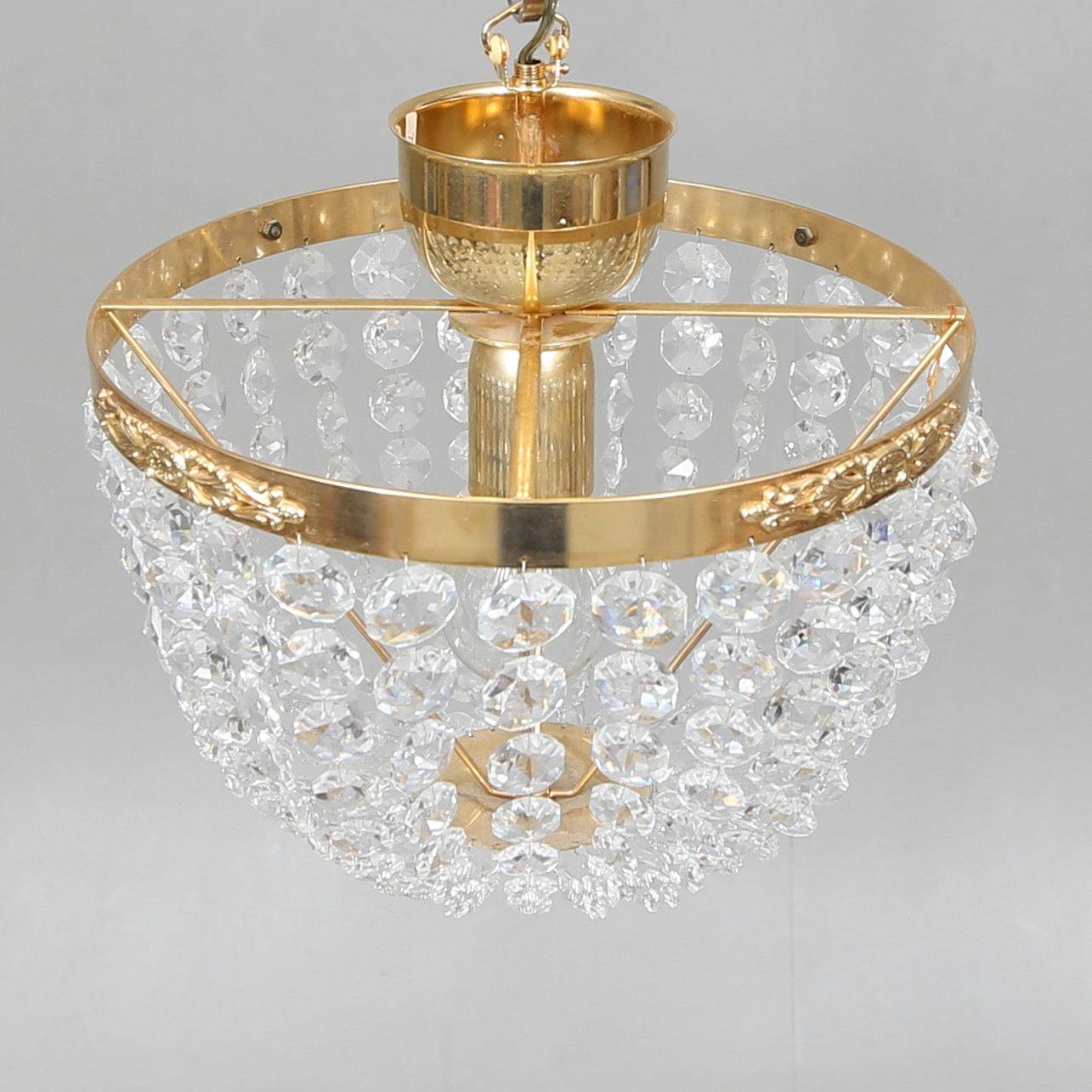 TAKLAMPA, höjd ca. 30 cm.