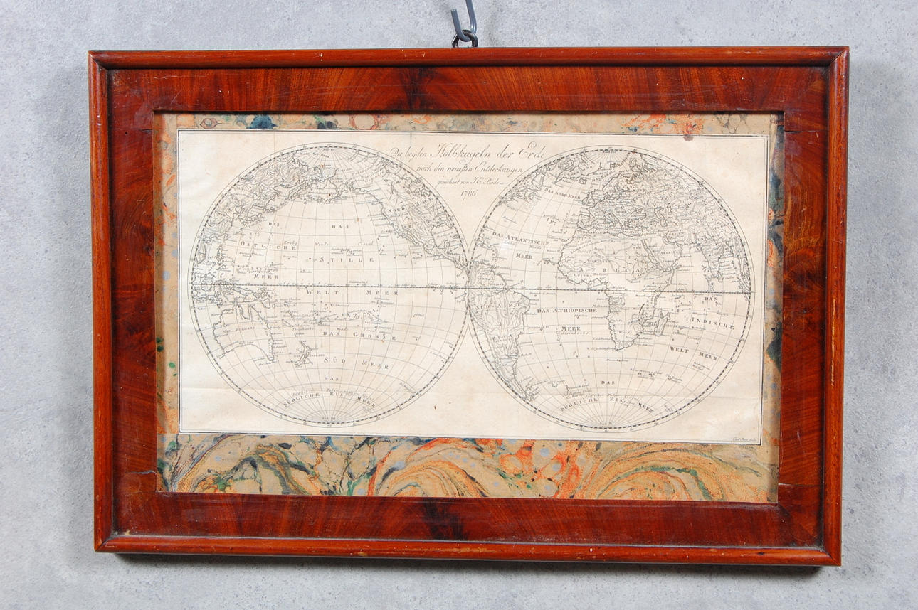 KARTA, Johann Ehlert Bode, Tyskland, 1786.