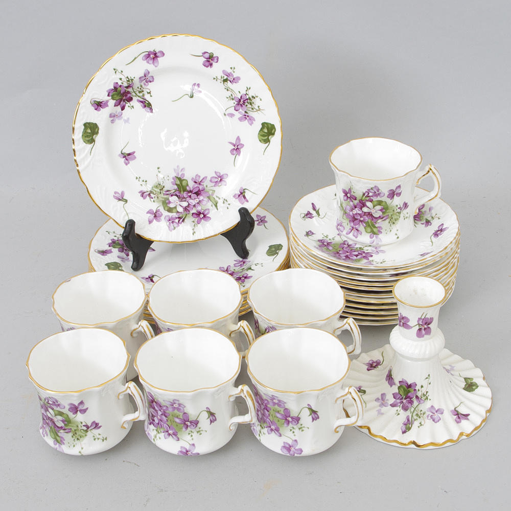 KAFFESERVIS, "Victorian Violet", Hammersley, England.