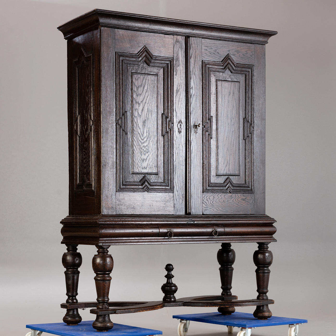 Baroque Stollen Cabinet, Germany, 19th Century.