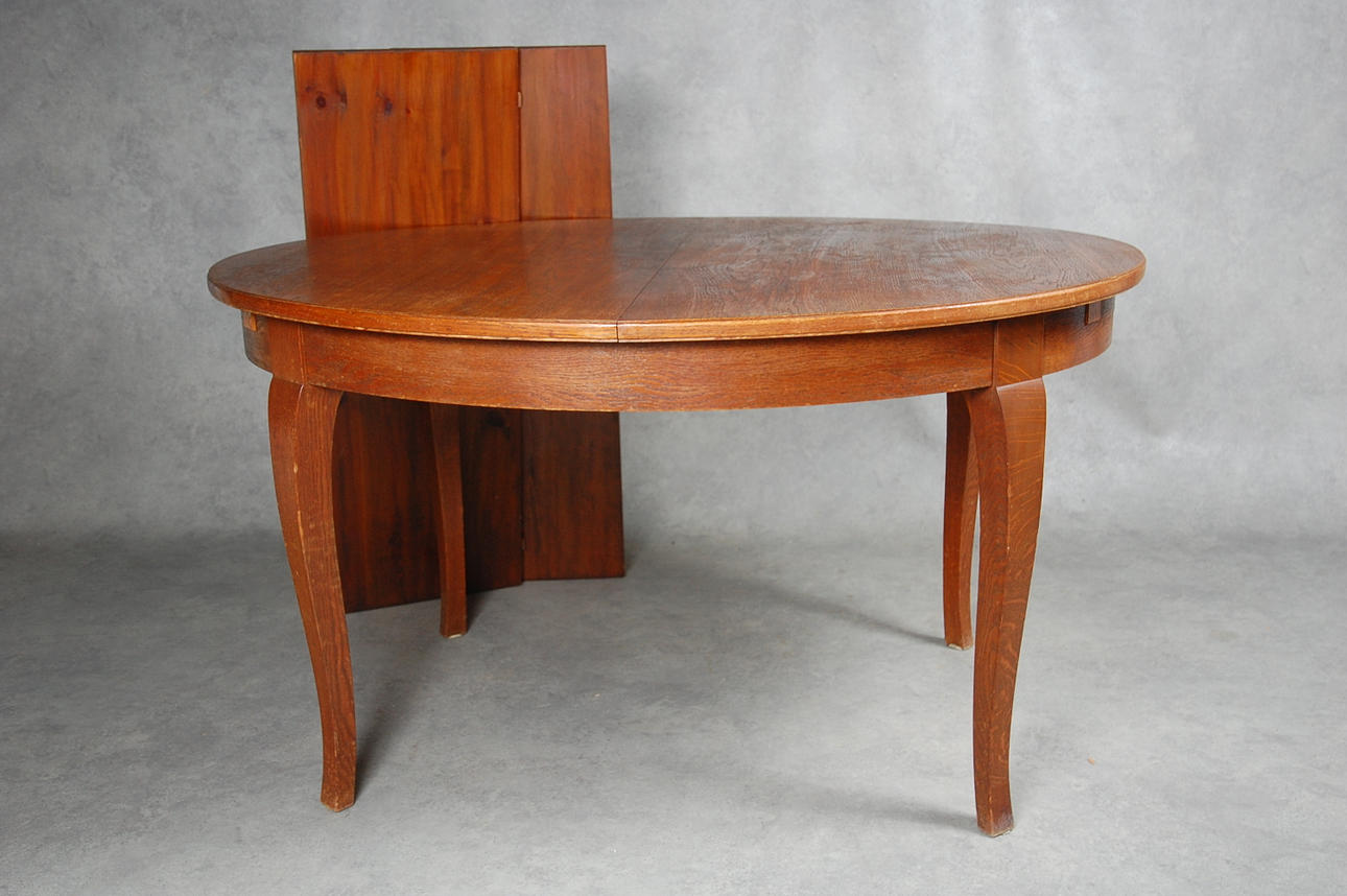 OVALT MATBORD, 1900-talets första hälft.