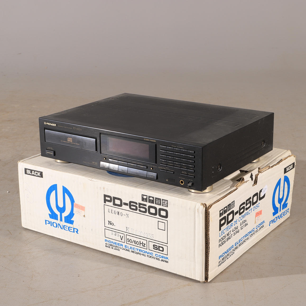 PIONEER. CD-afspiller, PD-6500 Heomo Black.