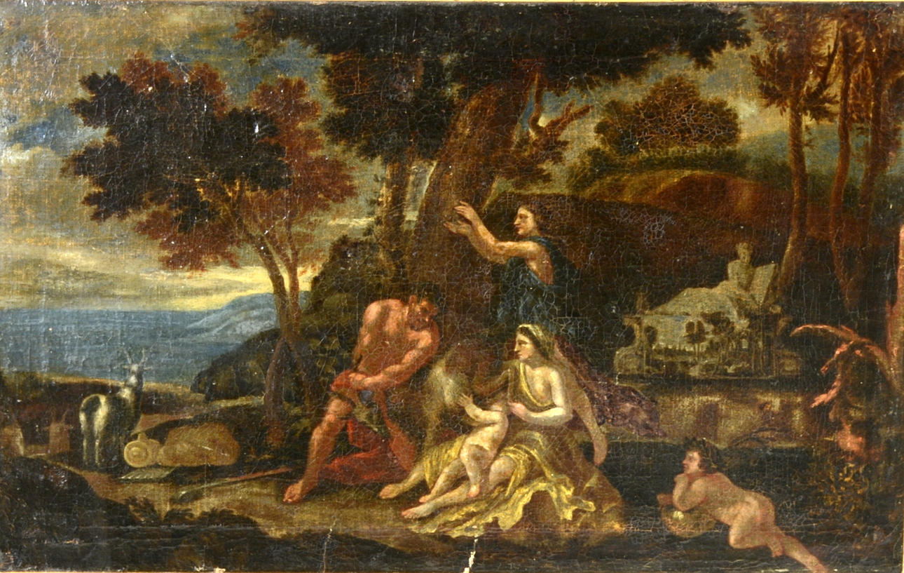 VICTOR HONORÉ JANSSENS. HANS KRETS. Olja på duk.