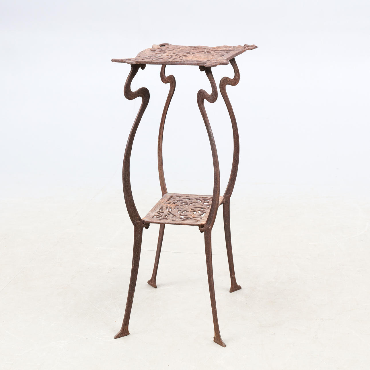 FLOWER TABLE, cast iron, Art Nouveau, table, pedestal, flower table.