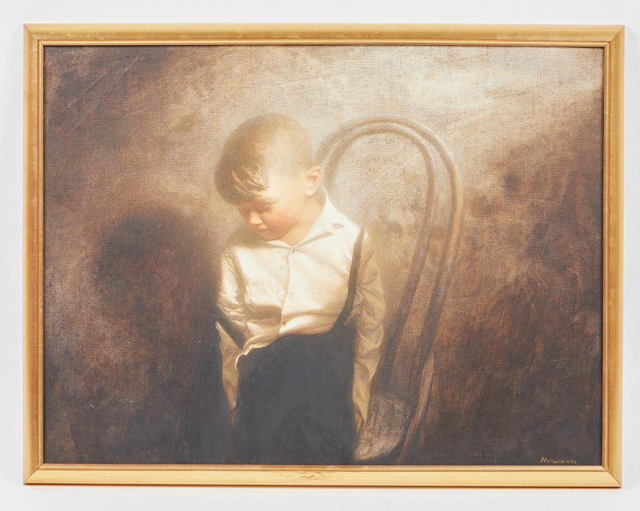 IGOR MELNIKOV. Painting, 'Jezdec', 1993.