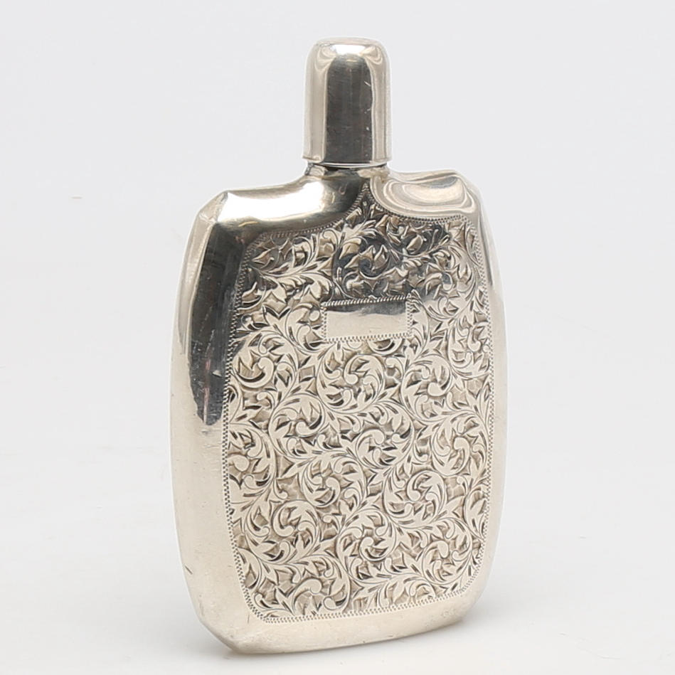 FICKPLUNTA i silver, ciselerad dekor, märkt Silver 950.