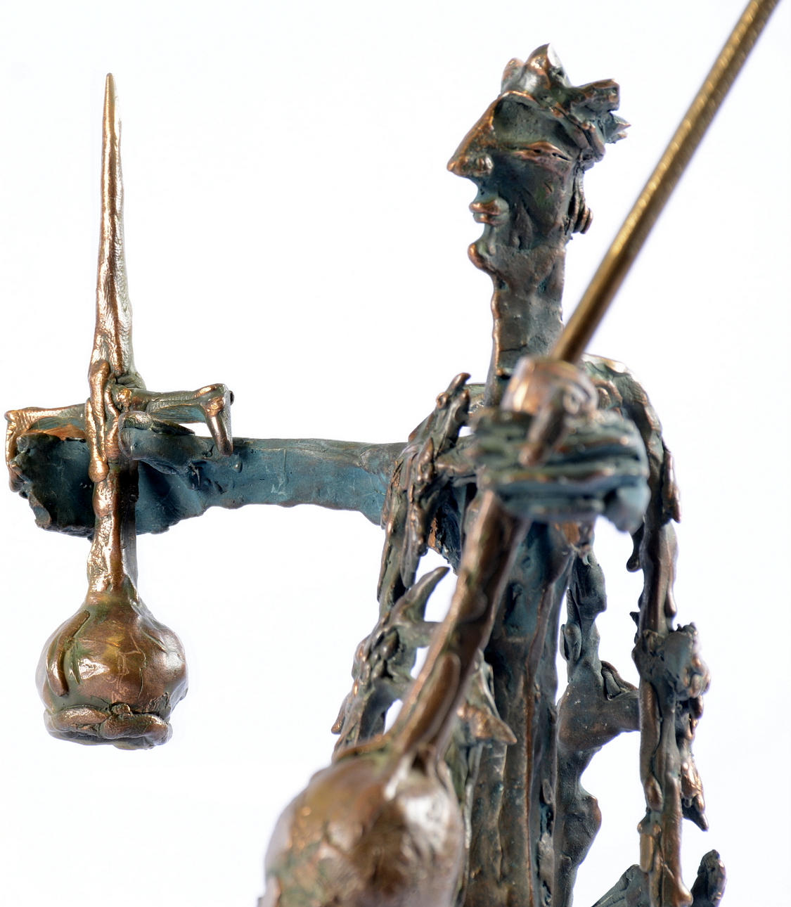 OKÄND KONSTNÄR. Skulpturer 2 st, brons.