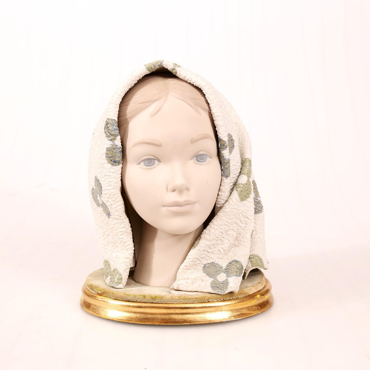 FIGURA, Rostro de mujer, porcelana, Lladró.