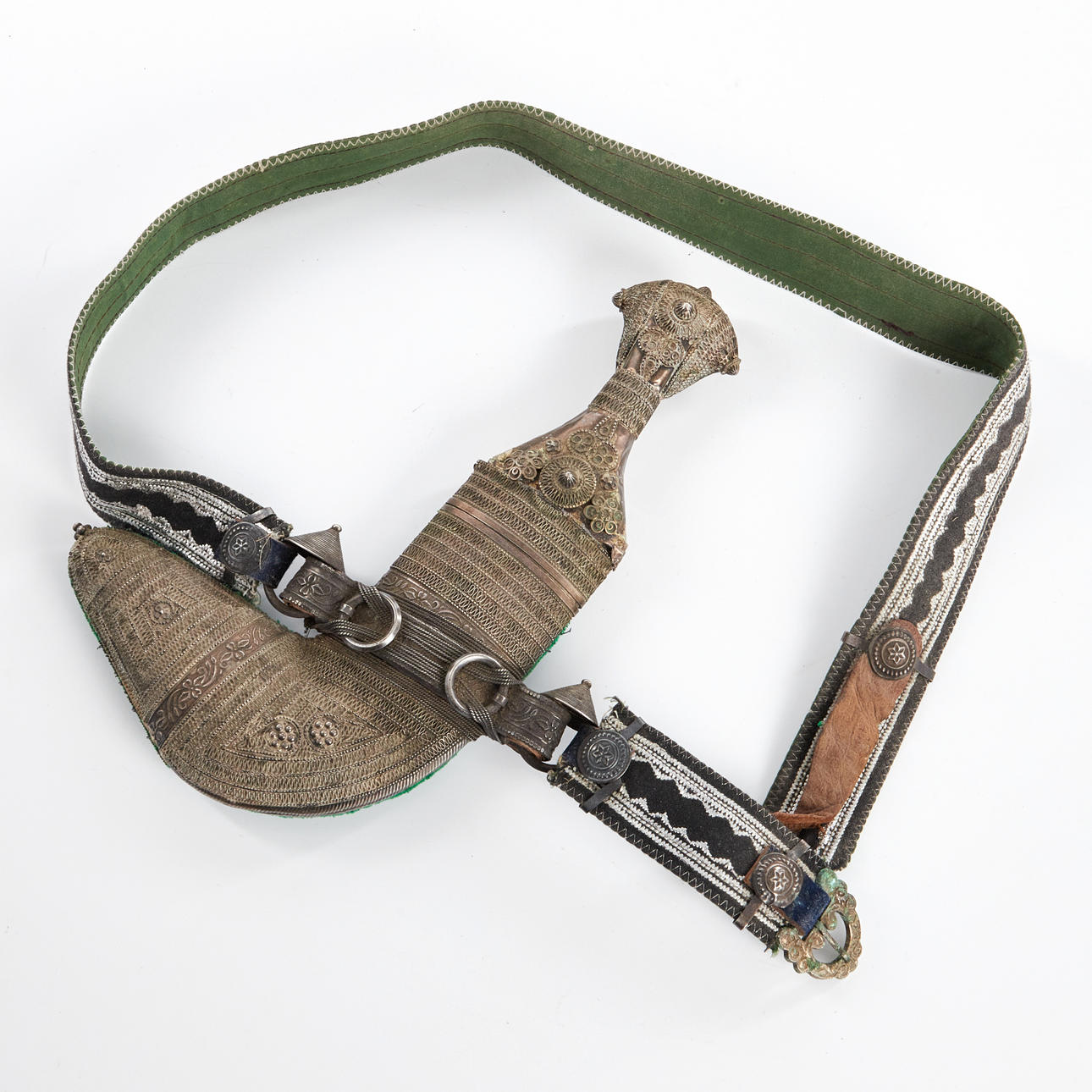 DOLCH, Silber, Oman 1900, Saidi-Stil.