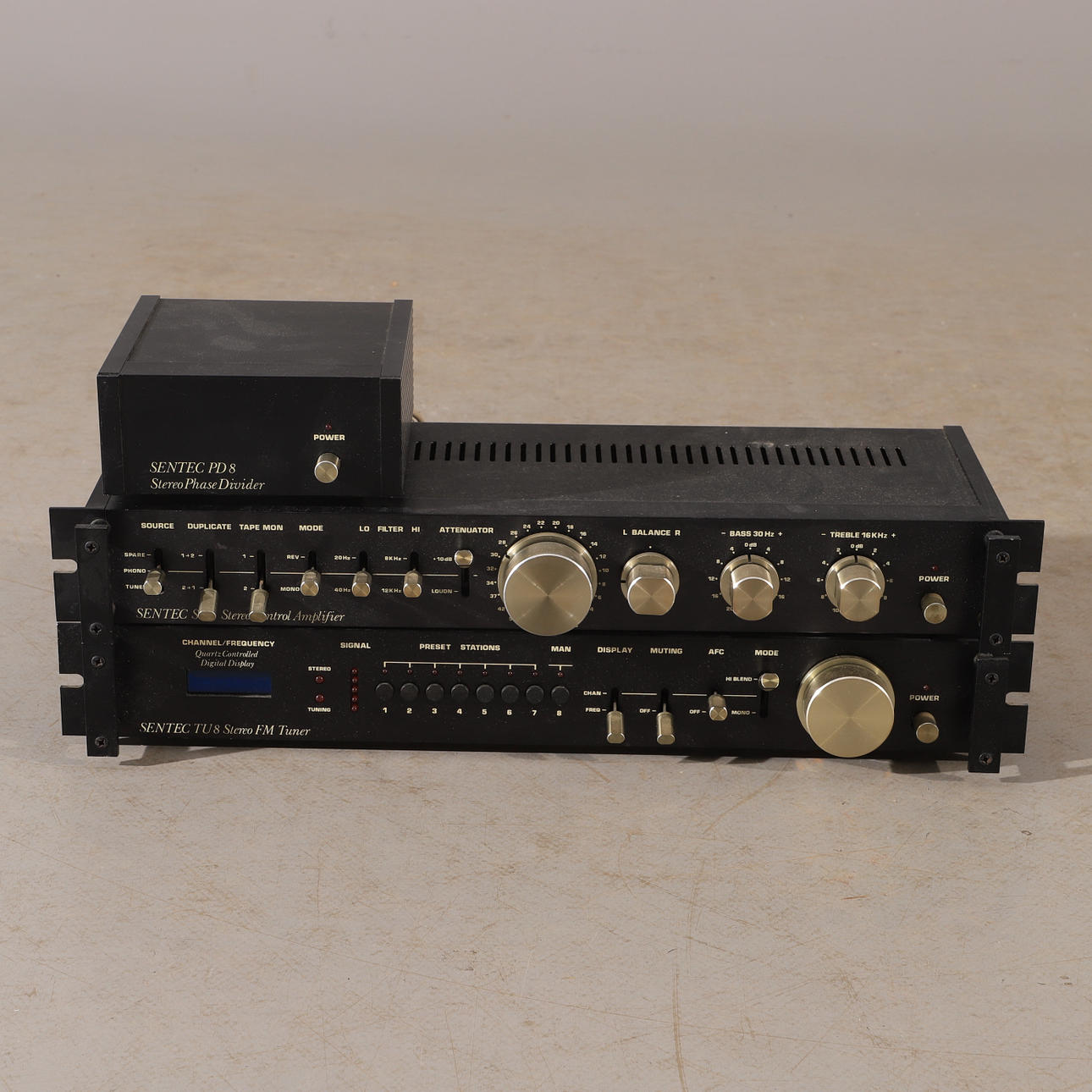 SENTEC. Stereo, 3 parts, TU8, PD8 and SC8. Miscellaneous - Modern ...