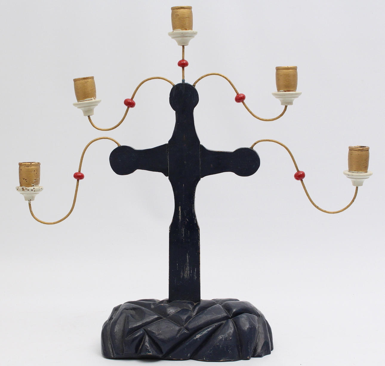 LJUSSTAKE, trä, Golgata.