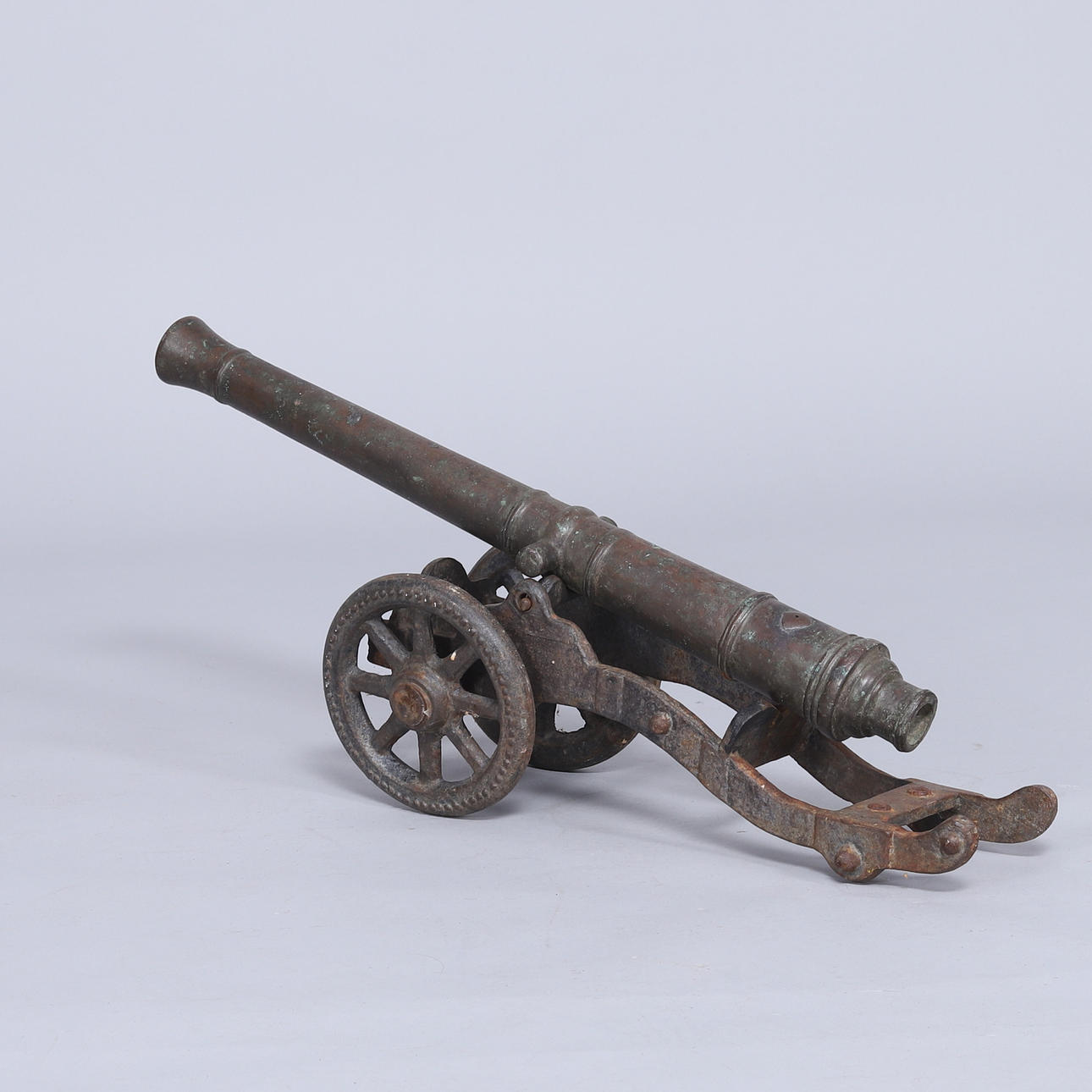 KANONE, Bronze, 17./19. Jahrhundert.