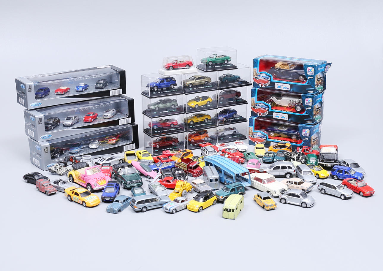 MODEL BILER, Sæt, Welly / Die cast / Lesney osv.