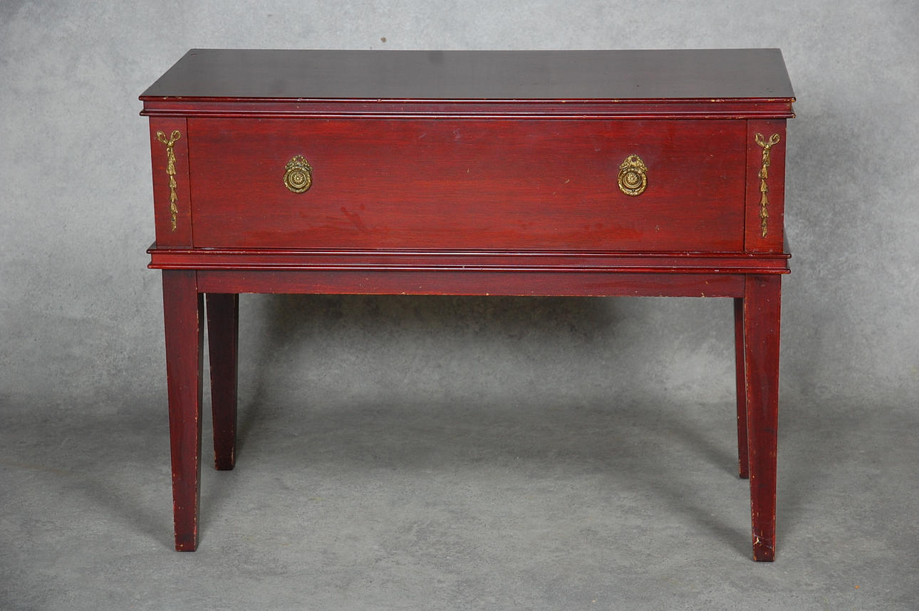 BORD, KONSOLBORD med låda, gustaviansk stil, 1900-tal.
