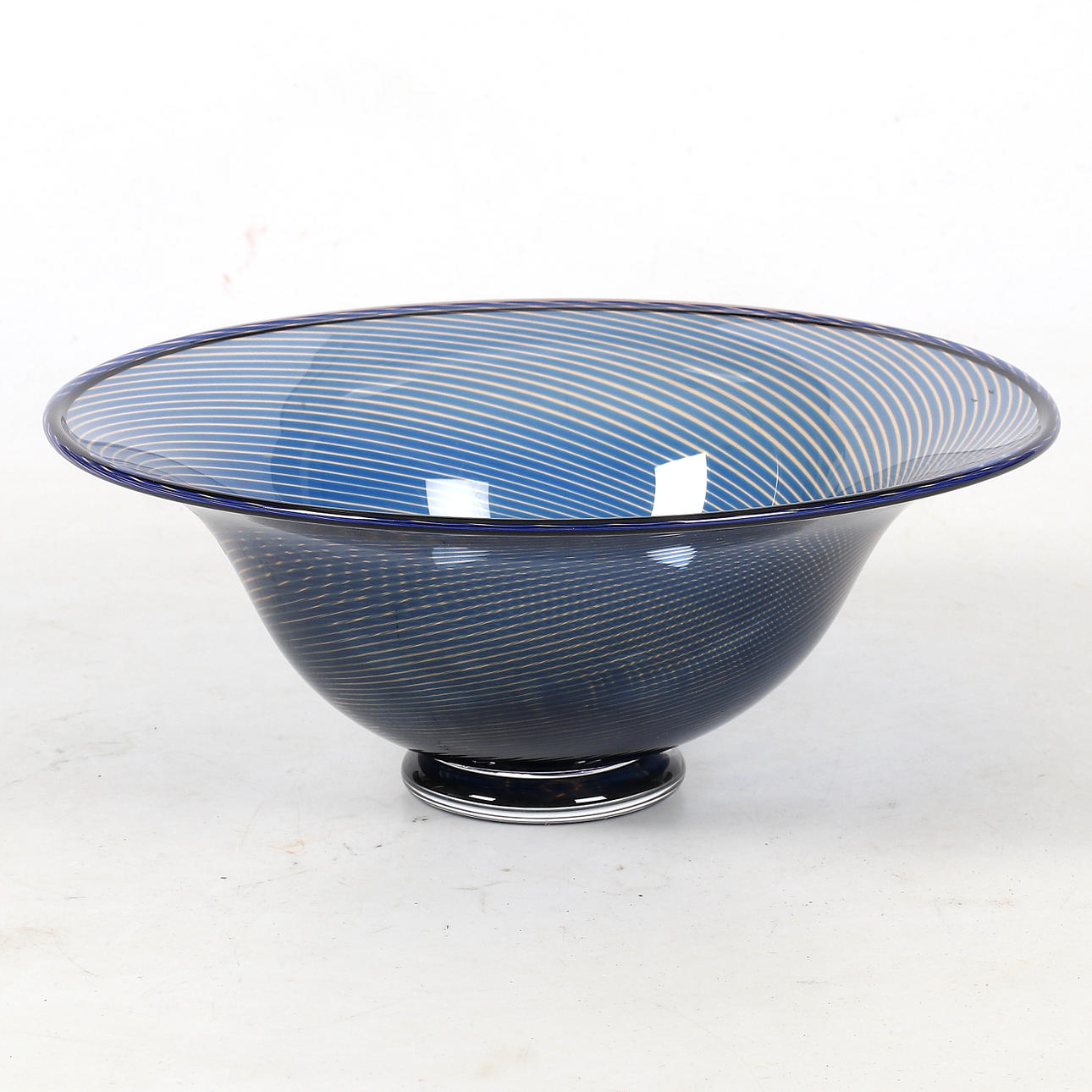 EDWARD HALD. Schale, Glas, S-graal, Orrefors-.